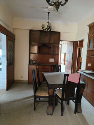 Dining area in 3 BHK Apartment at Sector 12 Dwarka – for Rent