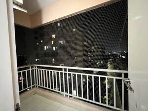 Balcony in 3 BHK Apartment at Godrej Eden, Jagatpur – for Rent