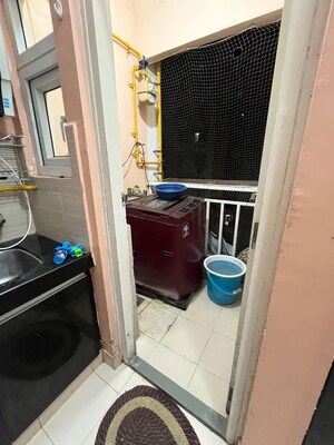 Balcony in 3 BHK Apartment at Godrej Eden, Jagatpur – for Rent