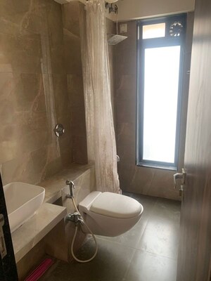 Bathroom in 2 BHK Apartment at Chandak Stella, Goregaon West – for Rent