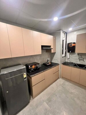 Kitchen in 1 BHK Builder Floor at Airforce Station – for Rent