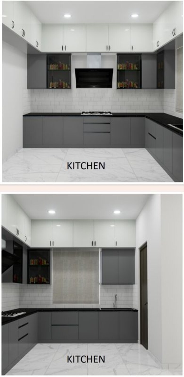 Kitchen, aparna-zenon 3 Bedroom 1560 Sq.Ft. Apartment In Puppalaguda Hyderabad 10505762