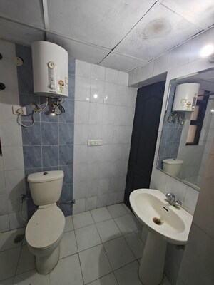 Bathroom in 2 BHK Apartment at Jaipurias Sunrise Greens Zirakpur, Vip Road – for Rent