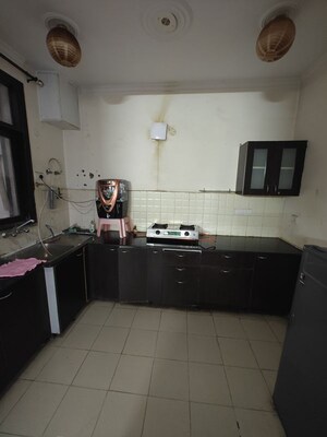 Kitchen in 2 BHK Apartment at Jaipurias Sunrise Greens Zirakpur, Vip Road – for Rent