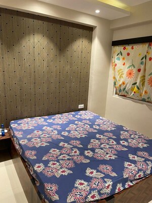Bedroom in 3 BHK Apartment at Unique Sapphire, Mohanpura – for Rent