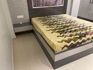 Bedroom in 3 BHK Apartment at Unique Sapphire, Mohanpura – for Rent