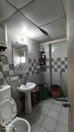 Bathroom in 2 BHK Apartment at Gaur City 7th Avenue, Sector 4 Greater Noida – for Rent