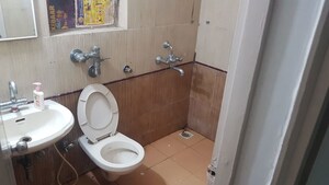 Bathroom in 2 BHK Apartment at Fortaleza CHSL, Kalyani Nagar – for Rent