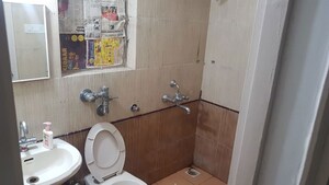 Bathroom in 2 BHK Apartment at Fortaleza CHSL, Kalyani Nagar – for Rent