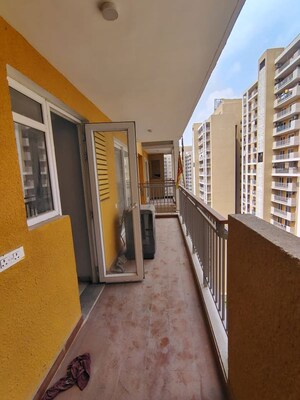 Balcony in 3 BHK Apartment at Rishita Manhattan, Gomti Nagar – for Rent