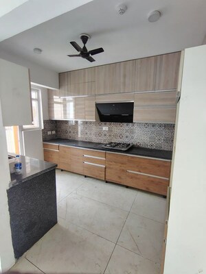 Kitchen in 3 BHK Apartment at Rishita Manhattan, Gomti Nagar – for Rent