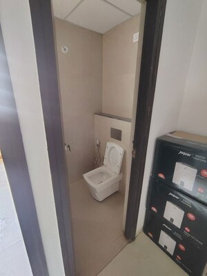 Bathroom in 3 BHK Apartment at Rishita Manhattan, Gomti Nagar – for Rent
