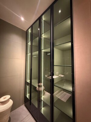 Bathroom in 4 BHK Apartment at Ghazipur – for Sale