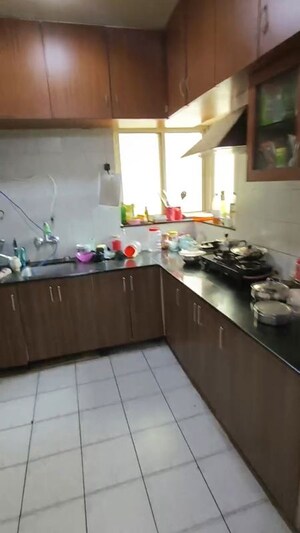 Kitchen in 3 BHK Apartment at Zircon Ventures CHS Ltd, Viman Nagar – for Rent