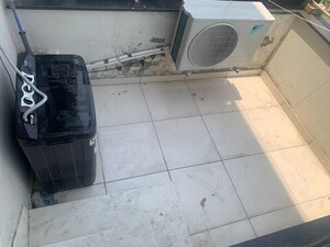 Bathroom in 3 BHK Builder Floor at Aerocity – for Rent