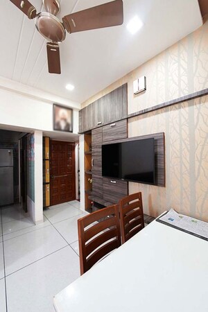 Staircase in 3 BHK Apartment at Sola – for Sale