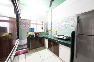 Kitchen in 3 BHK Apartment at Sola – for Sale