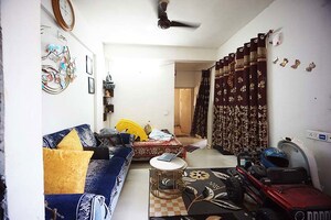 Living Room in 2 BHK Apartment at Ghatlodia – for Sale