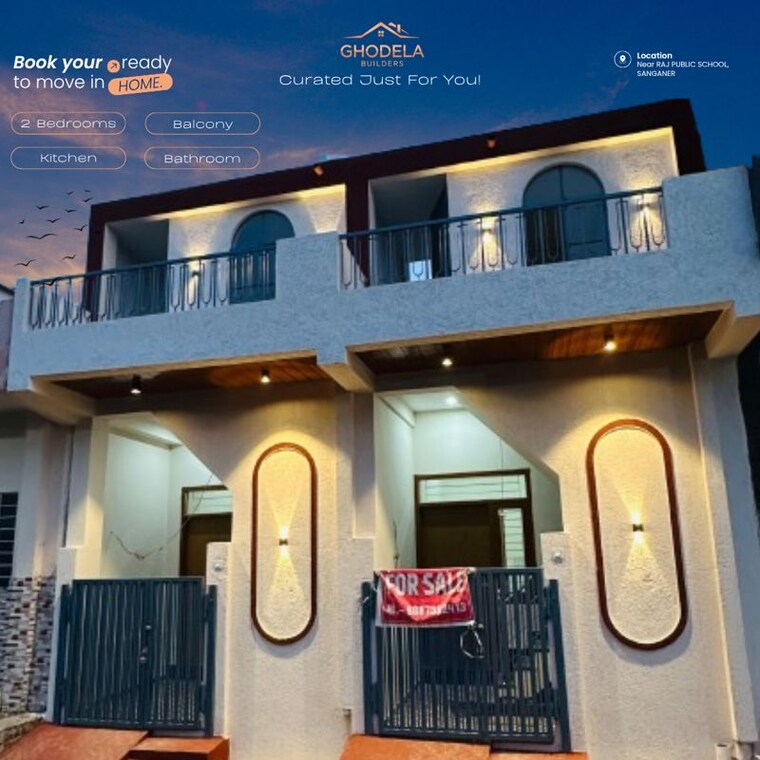 Exterior View, gyan-vihar 2 Bedroom 1350 Sq.Ft. Villa In Sanganer Jaipur 10506077