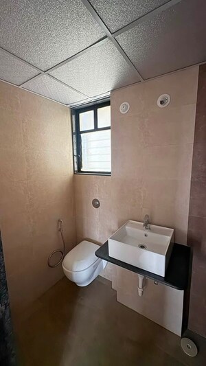 Bathroom in 1 BHK Apartment at Kohinoor Sportsville, Hinjewadi – for Rent