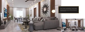 Living Room in 3.5 BHK Apartment at Kokapet – for Sale