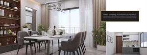 Dining area in 3.5 BHK Apartment at Kokapet – for Sale