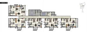 Floor Plan in 3.5 BHK Apartment at Kokapet – for Sale