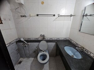 Bathroom in 2 BHK Apartment at Ajmera Bhakti Park Sector I and II, Bhakti Park – for Rent