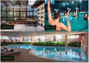 Swimming Pool in 3 BHK Apartment at Mahindra Zen, Hosur Road – for Sale