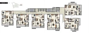 Floor Plan in 3.5 BHK Apartment at Kokapet – for Sale