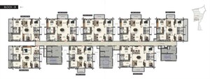 Floor Plan in 3.5 BHK Apartment at Kokapet – for Sale