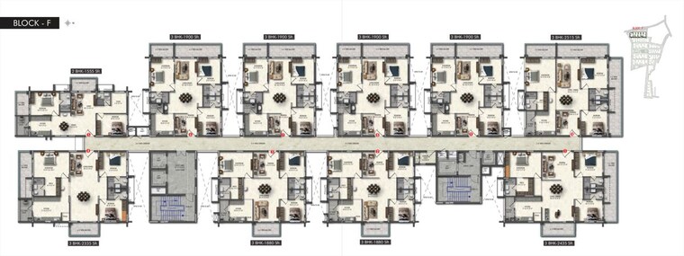 Floor Plan, kokapet 3.5 Bedroom 2615 Sq.Ft. Apartment In Kokapet Hyderabad 10506199