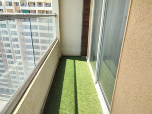 Balcony in 3 BHK Apartment at Sukhwani Skylines, Wakad – for Rent