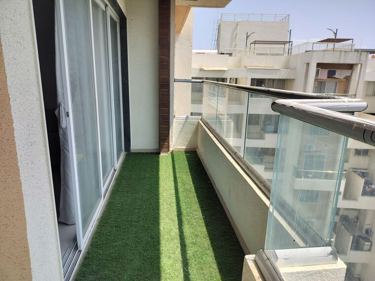 Balcony, sukhwani-skylines 3 Bedroom 1400 Sq.Ft. Apartment In Wakad Pune 10506215