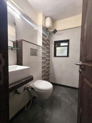 Bathroom in 2 BHK Apartment at Hiranandani Gardens Tulip, Powai – for Rent