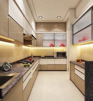 Kitchen in 4 BHK Builder Floor at Vasant Vihar – for Rent