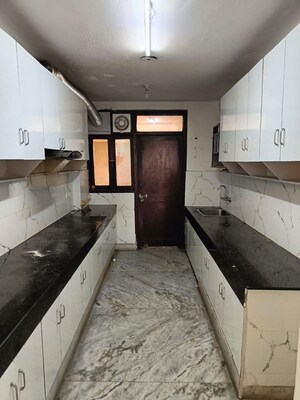 Kitchen in 3 BHK Apartment at Dwarka – for Rent
