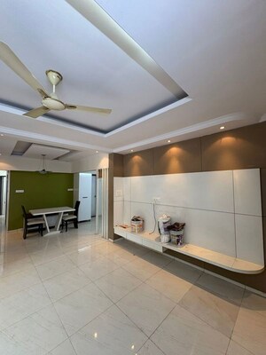 Living Room in 3 BHK Apartment at Baner Gaon – for Rent