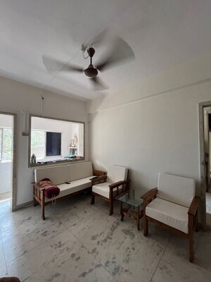 Living Room in 1 BHK Apartment at Balkrishna Bhavan CHS, Goregaon West – for Sale