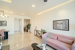 Living Room in 4 BHK Apartment at Lodha Fiorenza, Goregaon East – for Sale