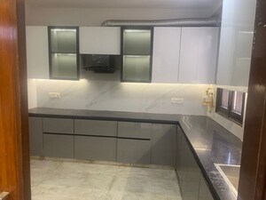 Kitchen in 3 BHK Builder Floor at Kailash Colony – for Rent