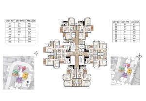 Floor Plan in 2 BHK Apartment at Prestige Primrose Hills, Banashankari 6th Stage – for Sale