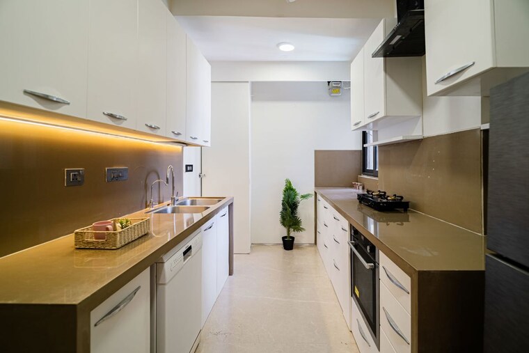 Kitchen, rustomjee-seasons 4 Bedroom 2196 Sq.Ft. Apartment In Bandra East Mumbai 10506467
