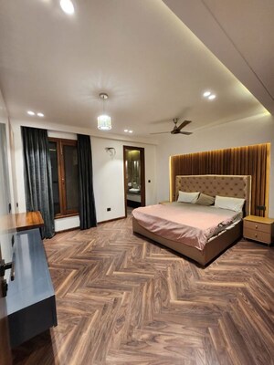 Bedroom in 3 BHK Builder Floor at Freedom Fighters Enclave – for Rent