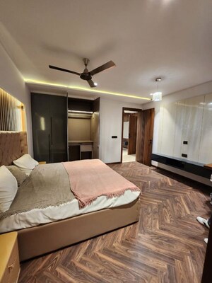 Bedroom in 3 BHK Builder Floor at Freedom Fighters Enclave – for Rent