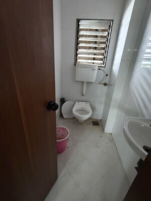 Bathroom in  Office Space at Akshar Business Park, Vashi Sector 19f – for Rent