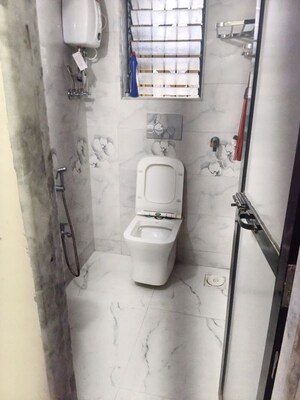 Bathroom in 1 RK Apartment at Naupada – for Rent