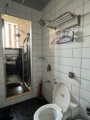 Bathroom in 1 BHK Apartment at Vijay Orovia, Ghodbunder Road – for Rent