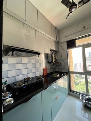 Kitchen in 1 BHK Apartment at Vijay Orovia, Ghodbunder Road – for Rent