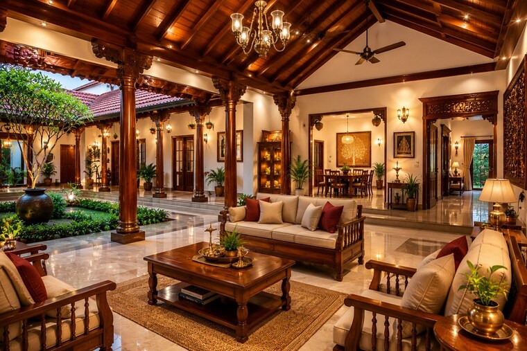 Living Room, punkunnam 3 Bedroom 2000 Sq.Ft. Independent House In Punkunnam Thrissur 10506660